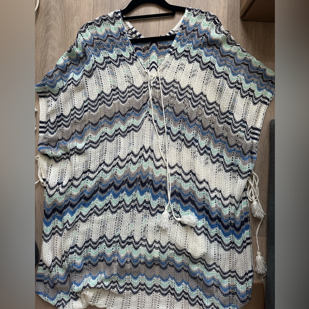 Bathing suit crocheted cover up. OS